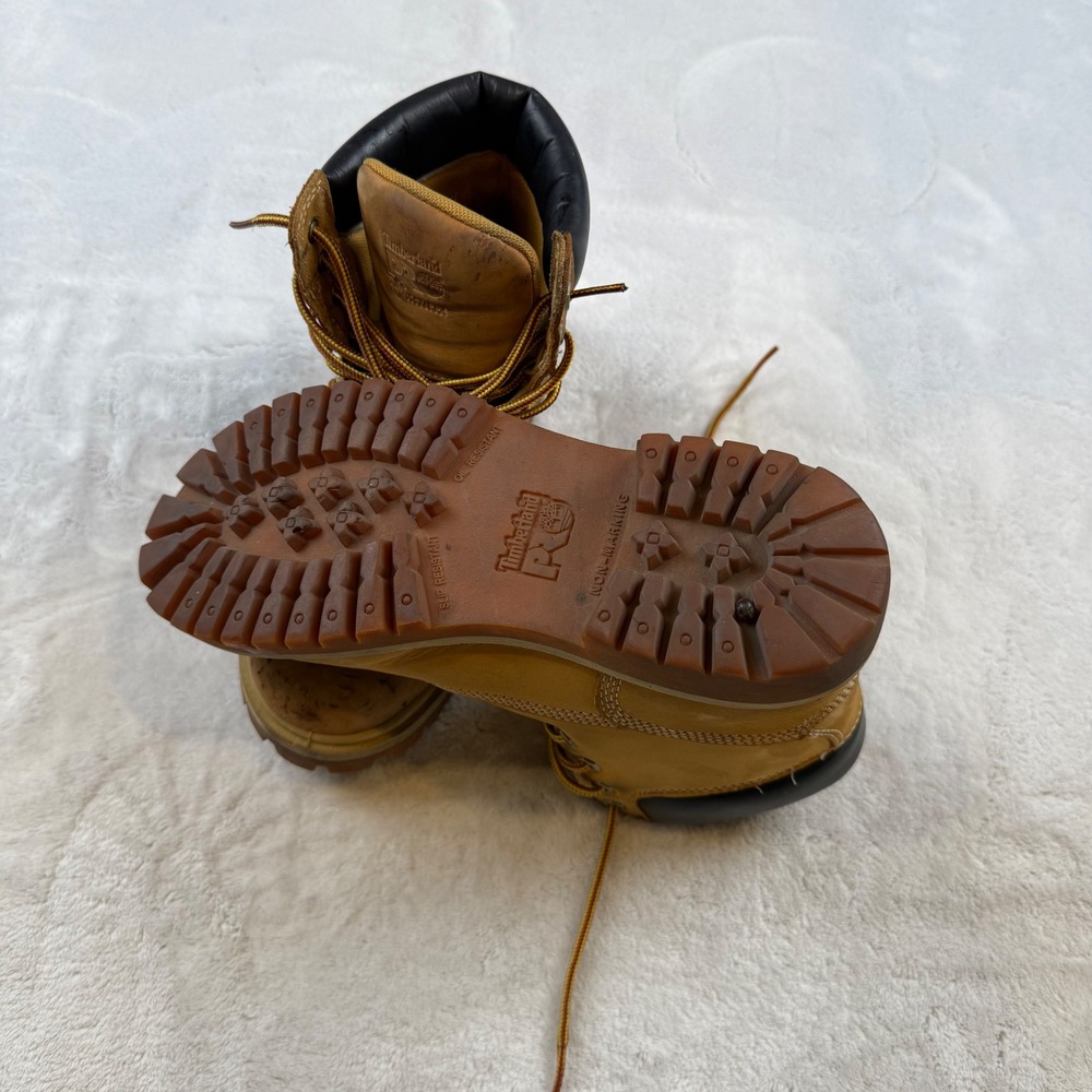 Timberland Pro Womens Work Boots Tan Leather Lace Up ASTM F2413 EH Size 6.5M‎ - Picture 7 of 11